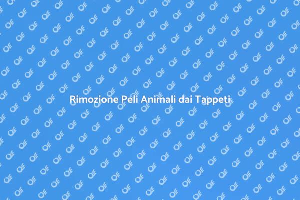 Tecniche per Tappeti Senza Peli