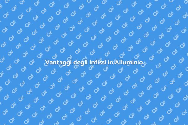 Infissi in Alluminio: Un'Opzione Versatile