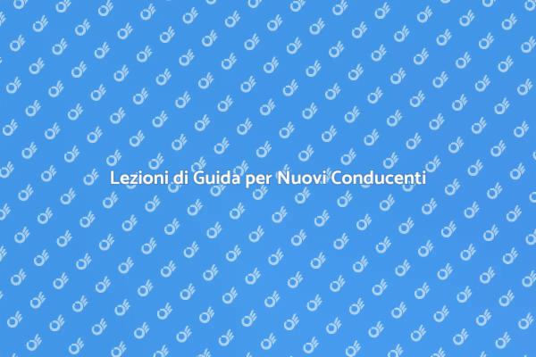 Inizia il Tuo Viaggio con Lezioni di Guida
