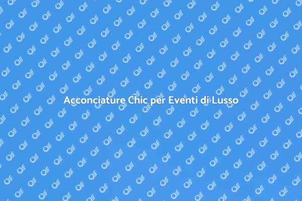 Eleganza senza Tempo con la Piega Giusta