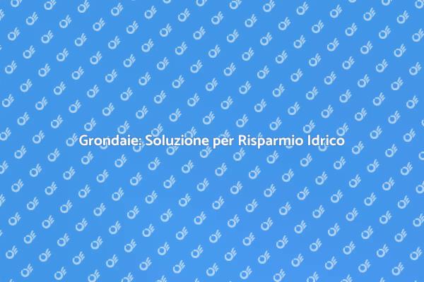 Grondaie: Investimento per il Futuro