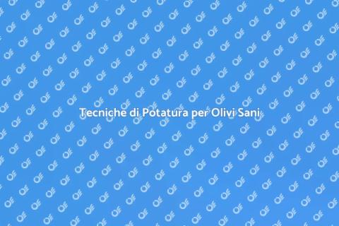 Potatura dell'Olivio: Segreti e Vantaggi