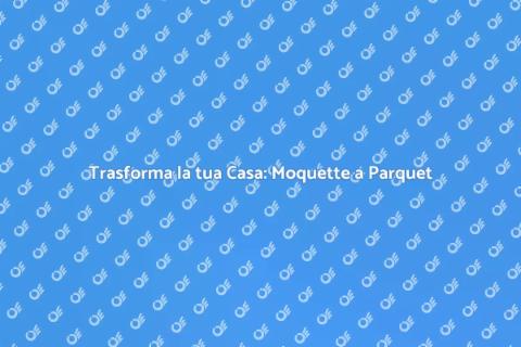 Rimozione Moquette e Sottofondo Parquet