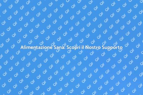 Supporto per Alimentazione Salutare