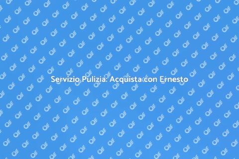 Acquista Servizio Pulizia con Ernesto