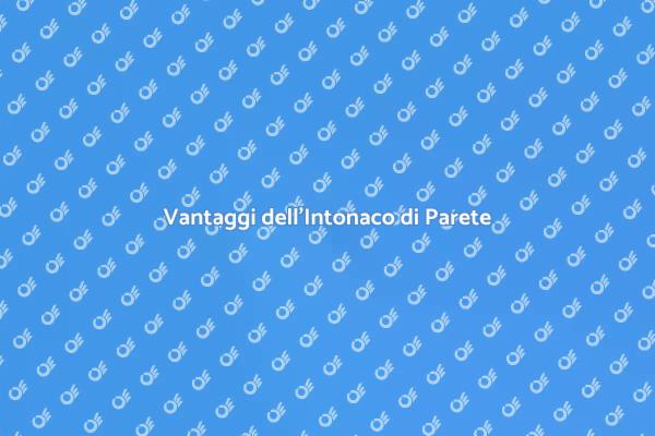 Intonaco: Estetica e Funzionalità