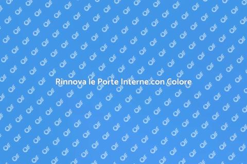 Dipingere le Porte Interne: Guida
