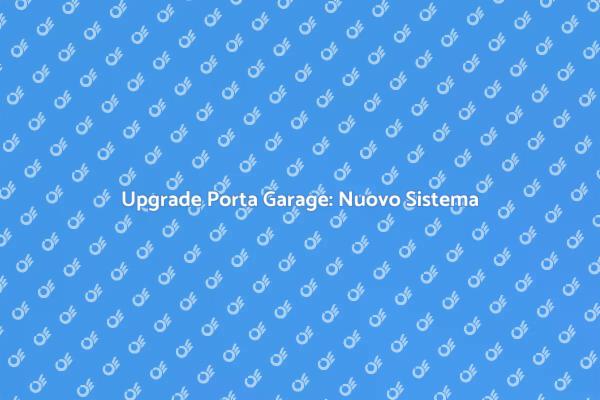 Ristrutturazione Garage: Nuovo Sistema