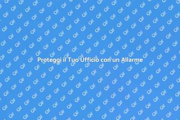Proteggi i Tuoi Dati con un Allarme