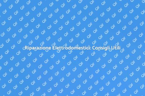Sistemare Elettrodomestici: Guida Pratica