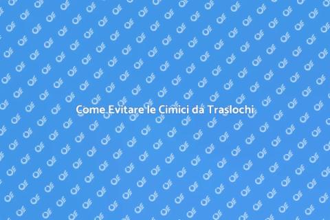 Prevenire Cimici da Traslochi Efficacemente