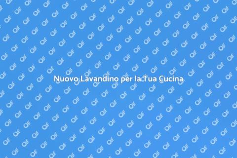 Installazione Lavandino Cucina Facile