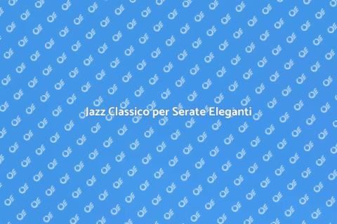 Trio di Jazz Classico per Serate