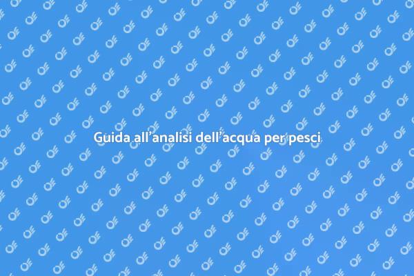 Monitoraggio dell'acqua per pesci sani
