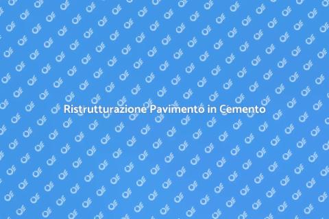 Rifare il Pavimento in Cemento