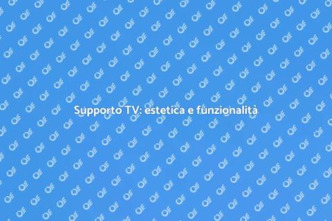 Installazione supporto TV per casa