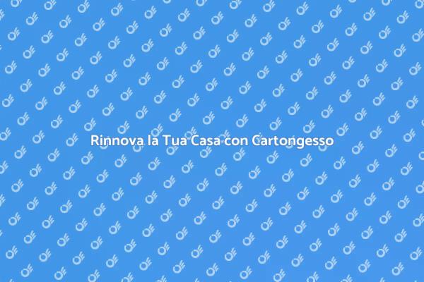 Mobilio in Cartongesso: Ideale per Te