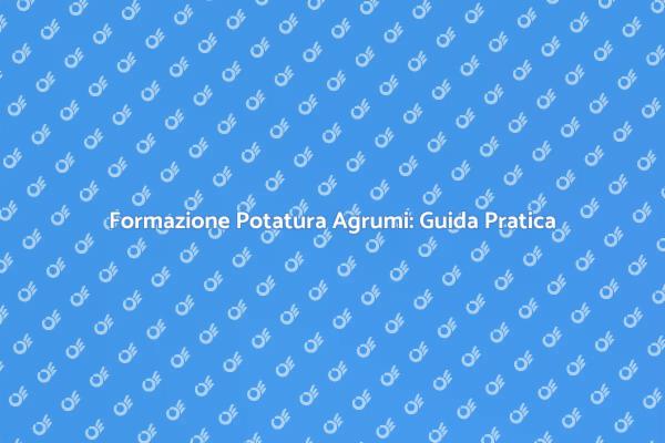 Potatura Efficace degli Agrumi