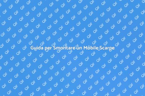Smontare Mobile Contenitore Scarpe