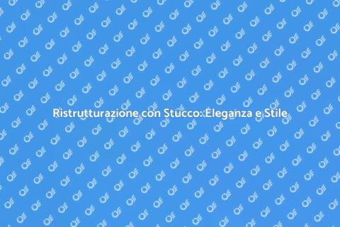Stucco per Rifinire Pareti Eleganti