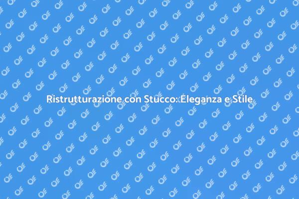 Trasforma le Pareti con il Stucco
