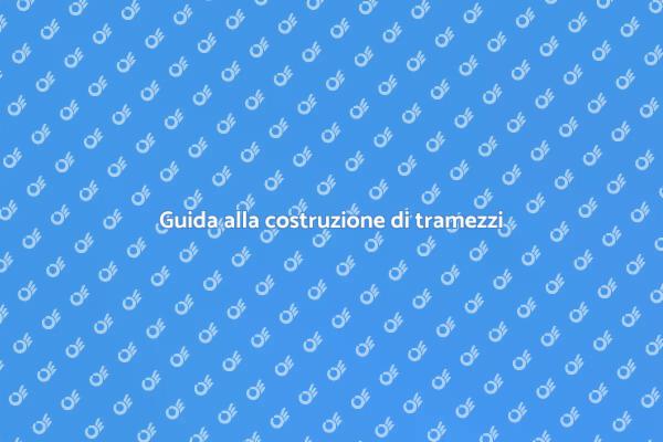 Costruire tramezzi per spazi migliori
