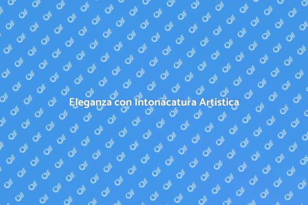 Intonacatura Artistica: Stile Unico