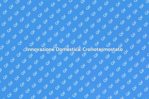 Cronotermostato da Incasso Moderno