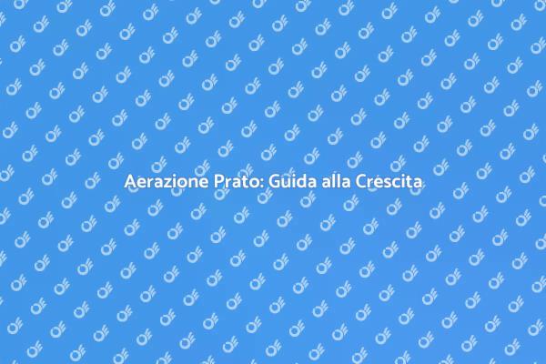 Aerare il Prato per un Giardino Sano