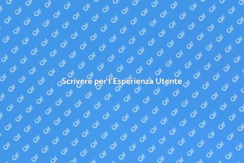 Scrittura Web per la User Experience