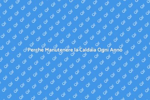 Manutenzione Caldaia Annuale Essenziale