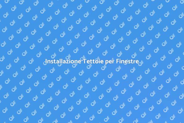 Tettoie per Finestre: Guida all'Installazione