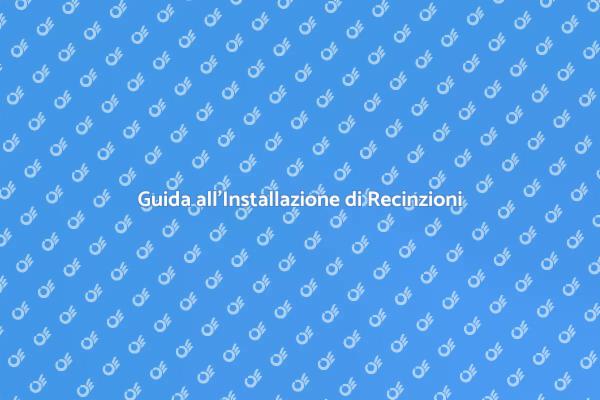 Come Installare una Recinzione Filo Metallico