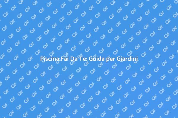 La Migliore Piscina Fuori Terra per Te