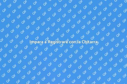 Corso di Chitarra per Home Studio