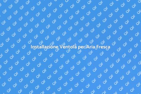 Ventola per Aria Pulita in Casa