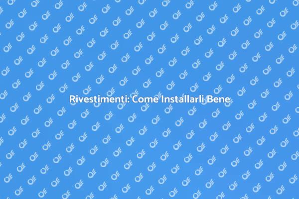 Trasforma i Tuoi Spazi con Rivestimenti