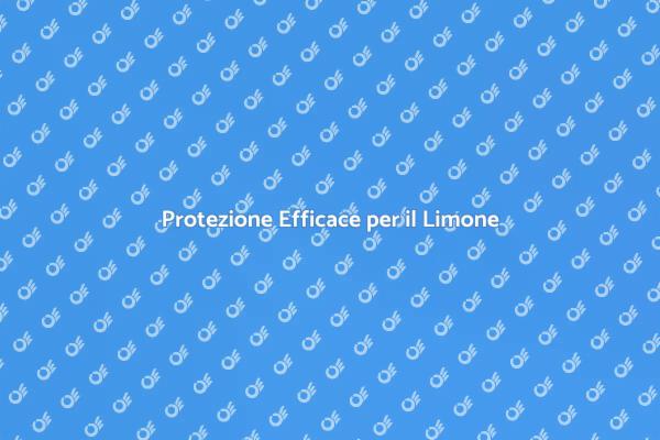 Limone: Difendilo dai Parassiti!