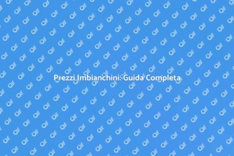 Costo Imbianchino: Prezzi e Qualità