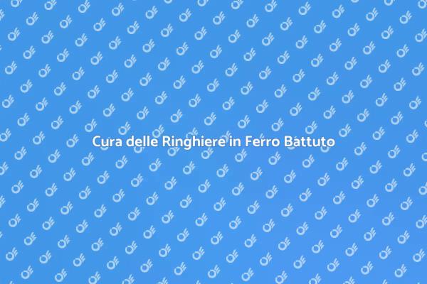 Manutenzione Efficace delle Ringhiere