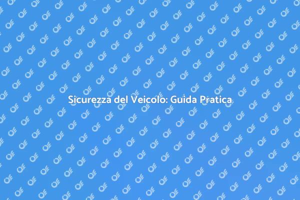 Protezione e Sicurezza per il Tuo Veicolo