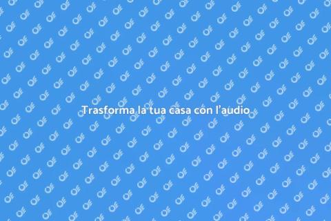 Installazione sistema audio per casa