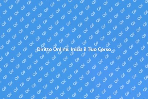 Corso Online di Diritto per Studenti