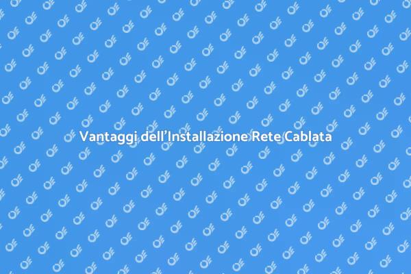 Potenzia la Tua Rete con Cavi