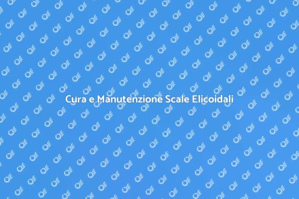 Guida alla Manutenzione delle Scale Elicoidali