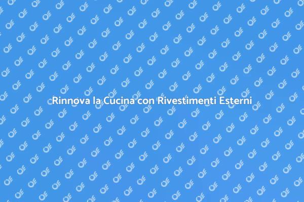 Trasforma i Tuoi Mobili da Cucina