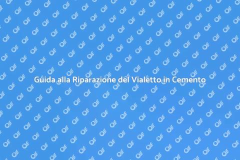 Riparare Vialetto in Cemento Facile