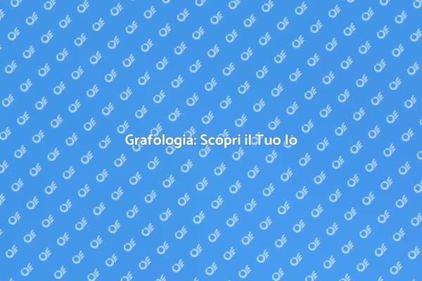 Scopri il Potere della Grafologia