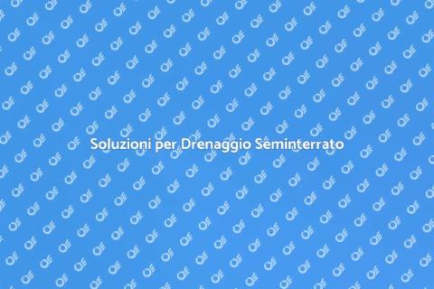 Riparazione Drenaggio Seminterrato