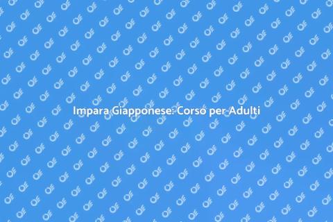 Corso di Giapponese per Adulti
